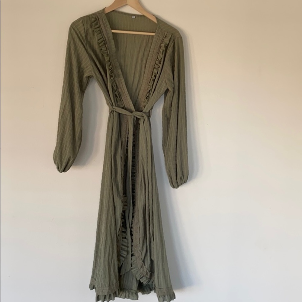 Sage green dress